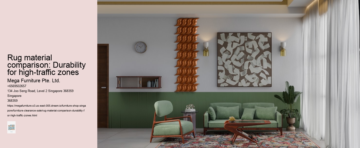 Rug material comparison: Durability for high-traffic zones