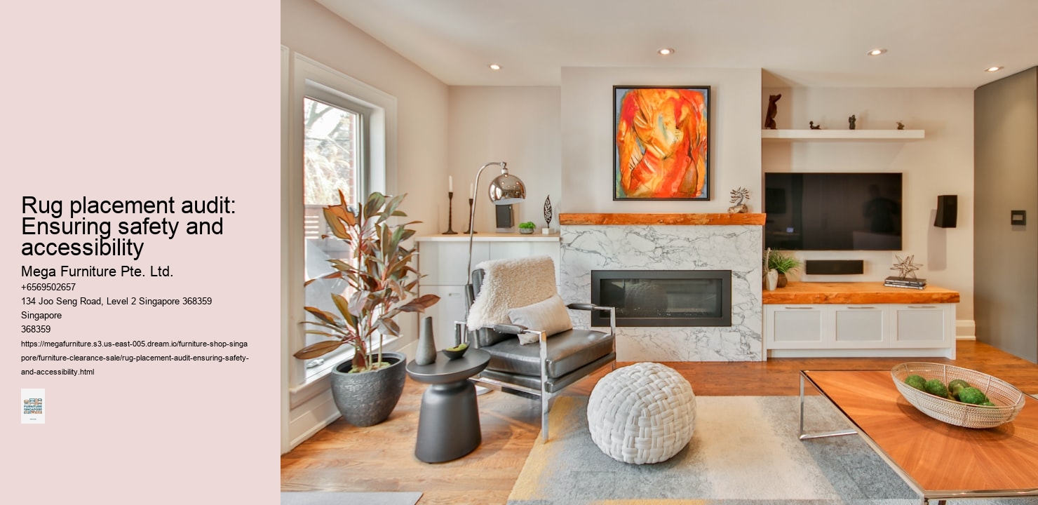 Rug placement audit: Ensuring safety and accessibility