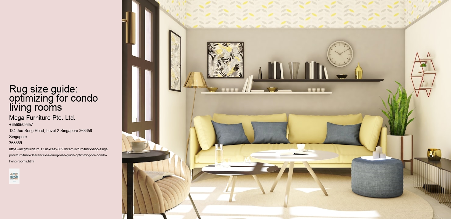 Rug size guide: optimizing for condo living rooms