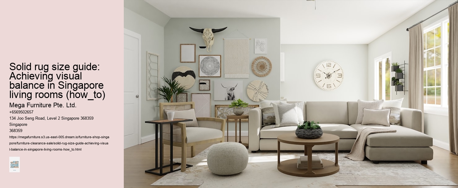 Solid rug size guide: Achieving visual balance in Singapore living rooms (how_to)