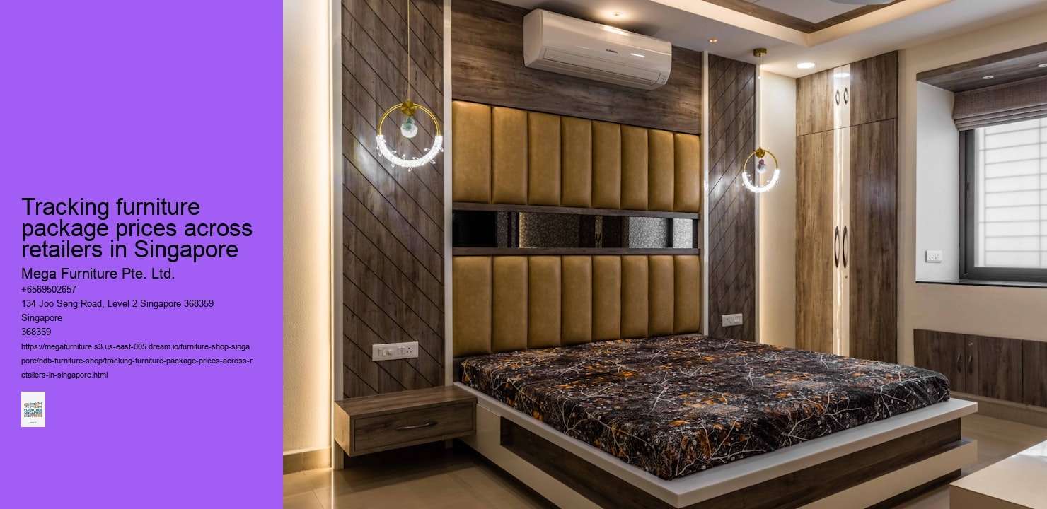 Tracking furniture package prices across retailers in Singapore