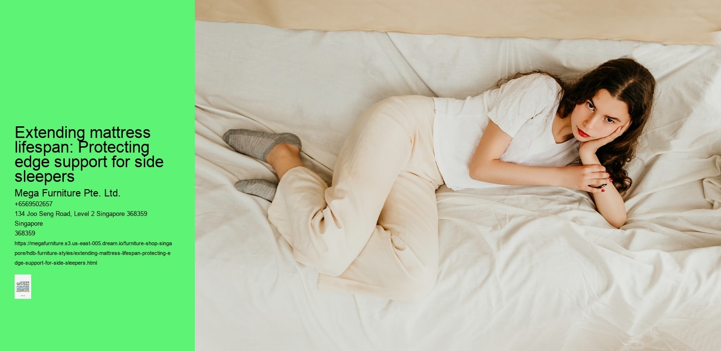 Extending mattress lifespan: Protecting edge support for side sleepers