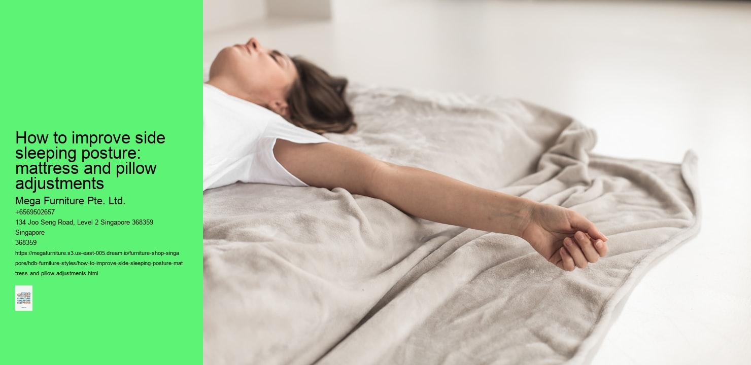 How to improve side sleeping posture: mattress and pillow adjustments