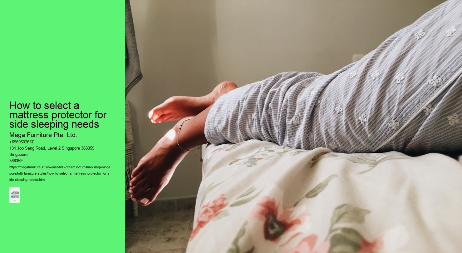 How to select a mattress protector for side sleeping needs