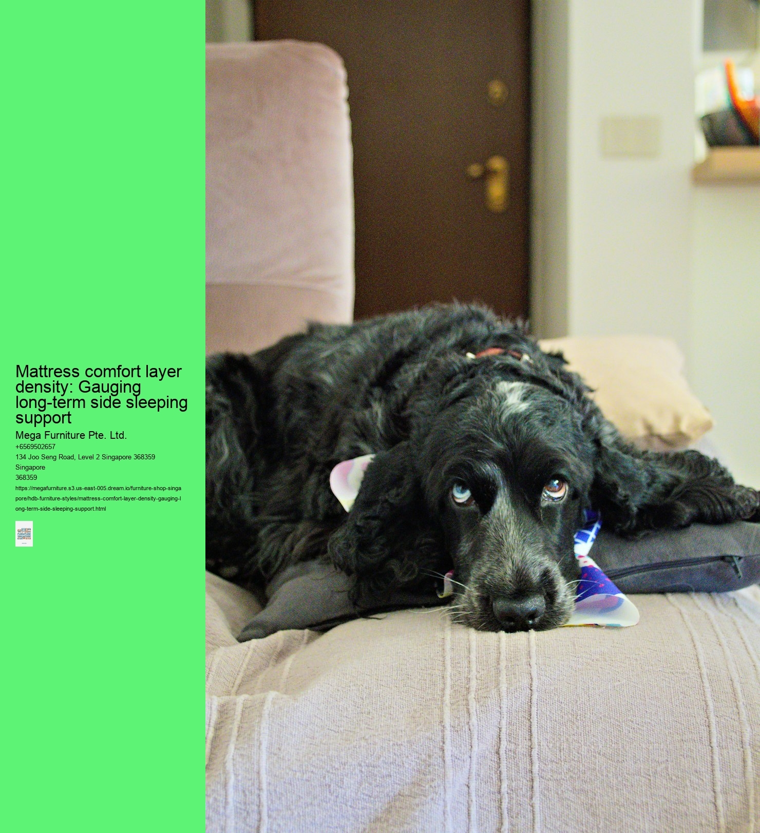 Mattress comfort layer density: Gauging long-term side sleeping support