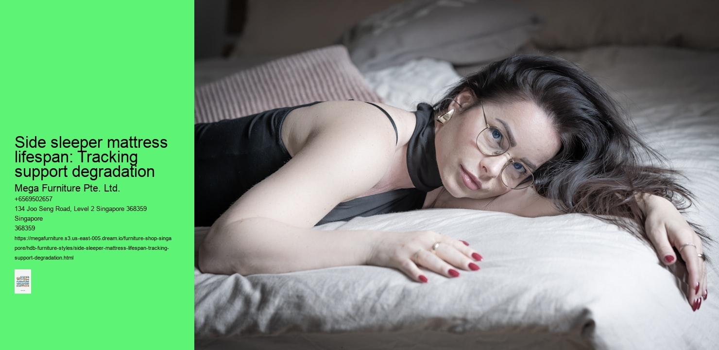 Side sleeper mattress lifespan: Tracking support degradation