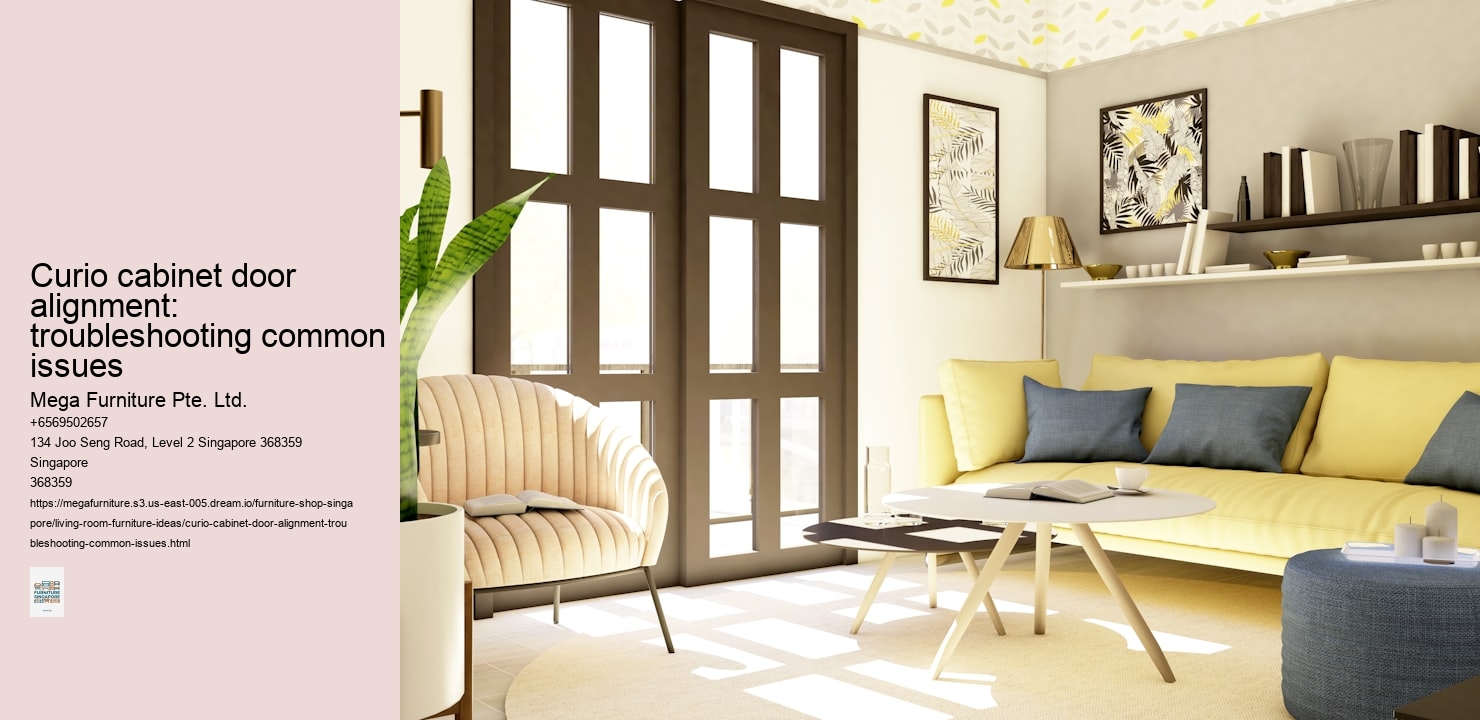 Curio cabinet door alignment: troubleshooting common issues