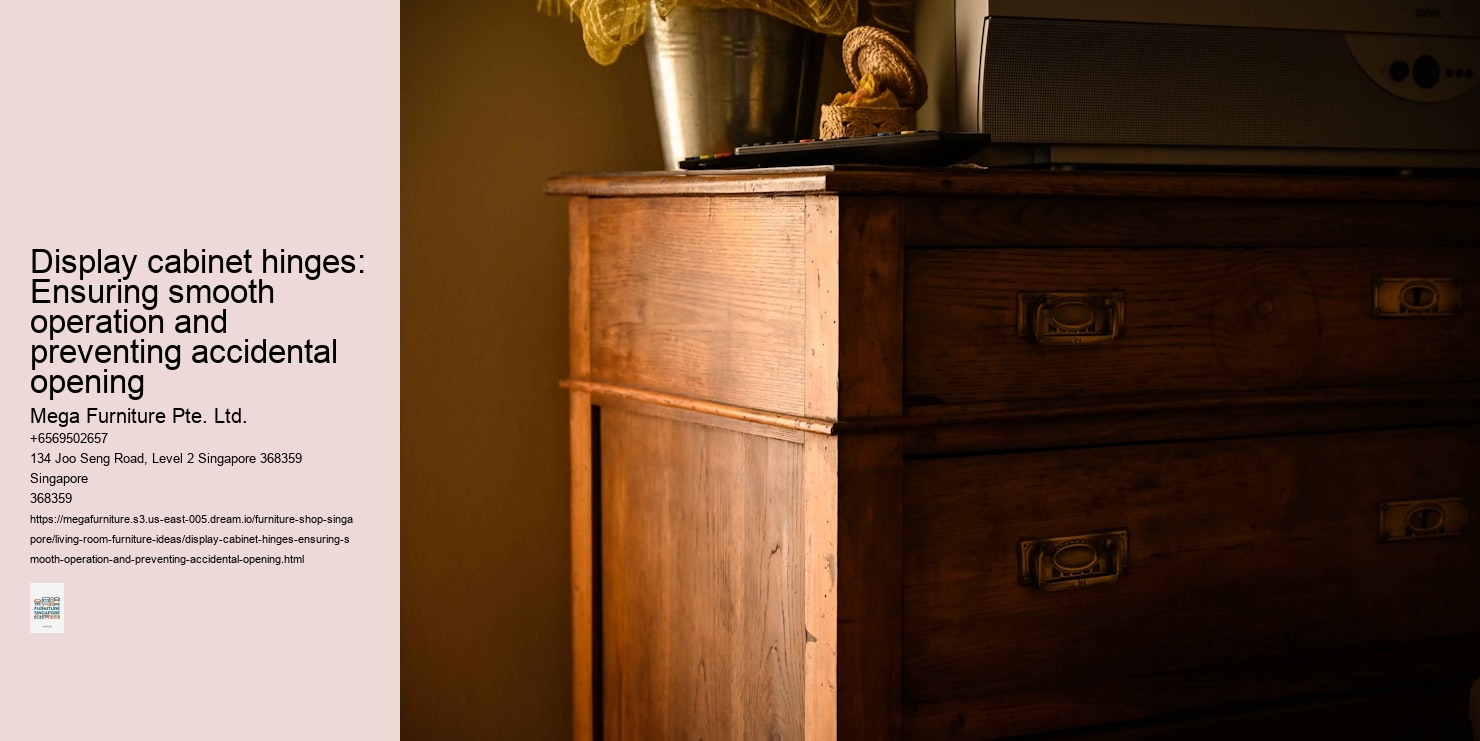 Display cabinet hinges: Ensuring smooth operation and preventing accidental opening