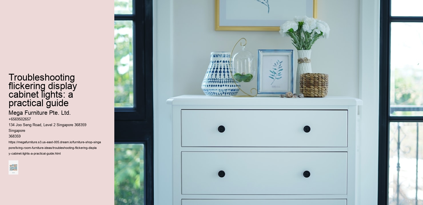 Troubleshooting flickering display cabinet lights: a practical guide