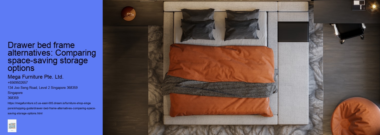 Drawer bed frame alternatives: Comparing space-saving storage options