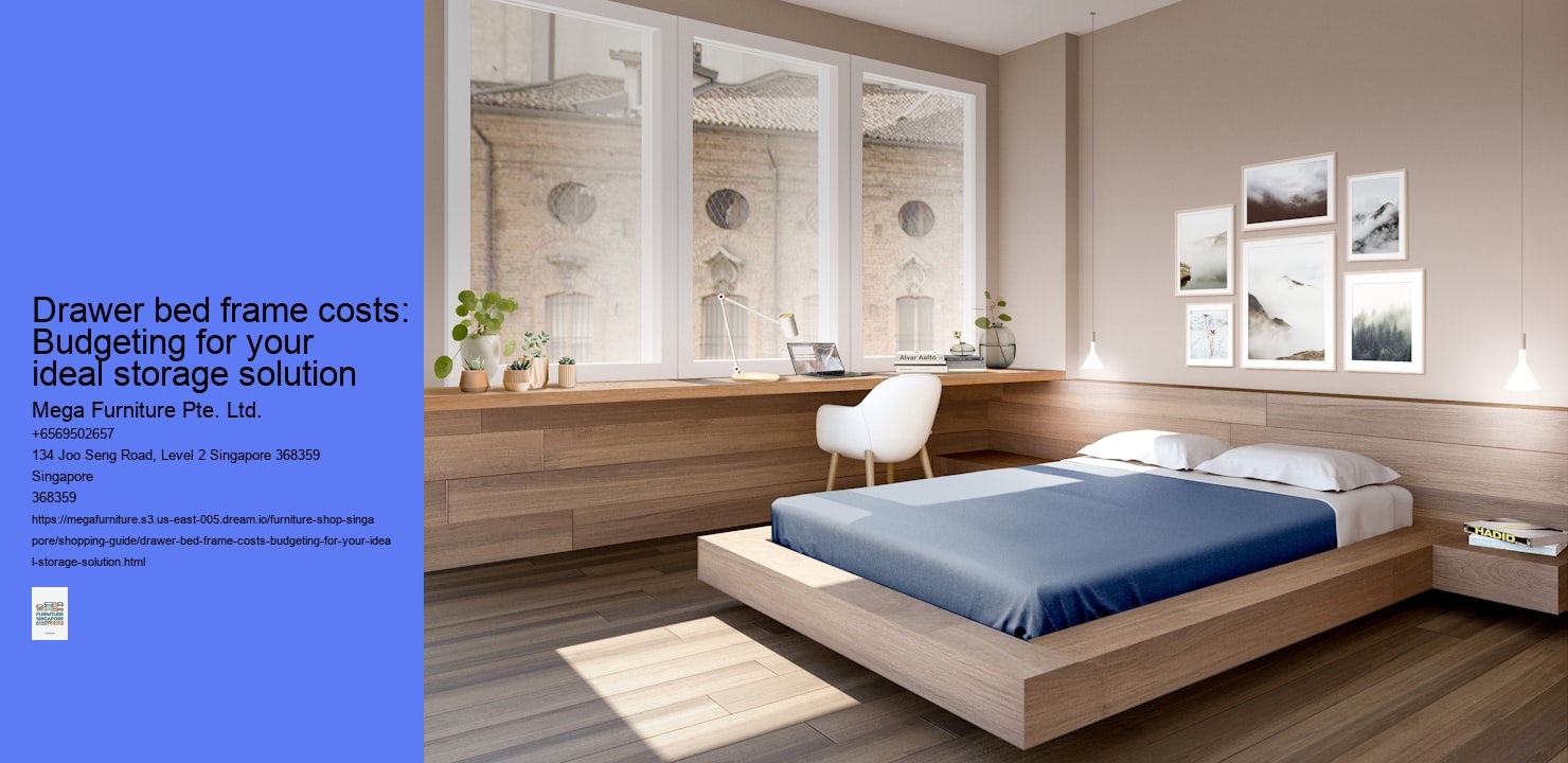 Drawer bed frame costs: Budgeting for your ideal storage solution