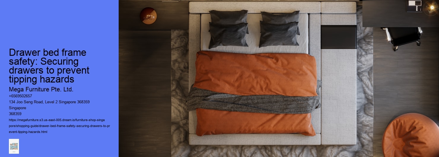 Drawer bed frame safety: Securing drawers to prevent tipping hazards