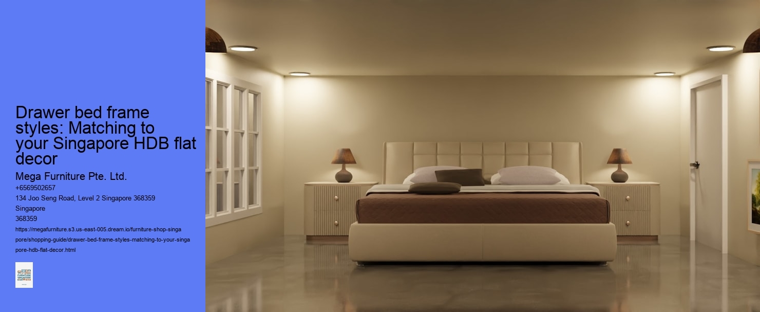 Drawer bed frame styles: Matching to your Singapore HDB flat decor
