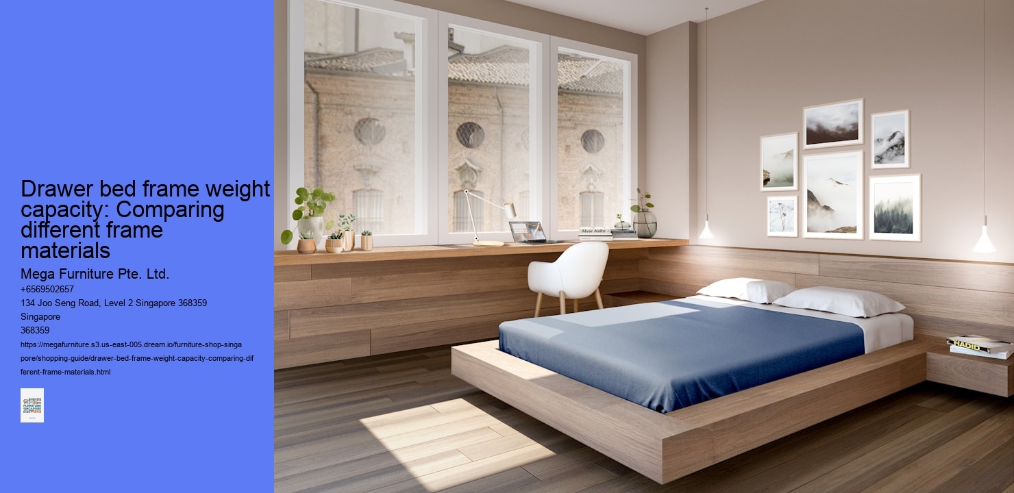 Drawer bed frame weight capacity: Comparing different frame materials